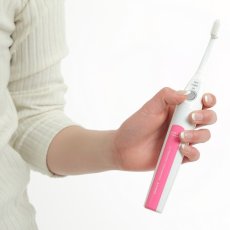 画像3: 【選べる！替えブラシ2パック付】超音波歯ブラシ スマイルエックス AU-300D ピンク (3)